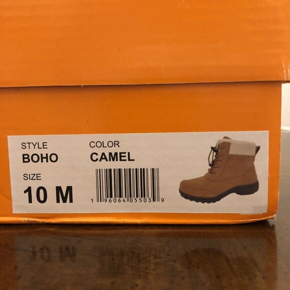 Sporting BOHO in Camel Colored Suede Boot Size 10 - Picture 7 of 10